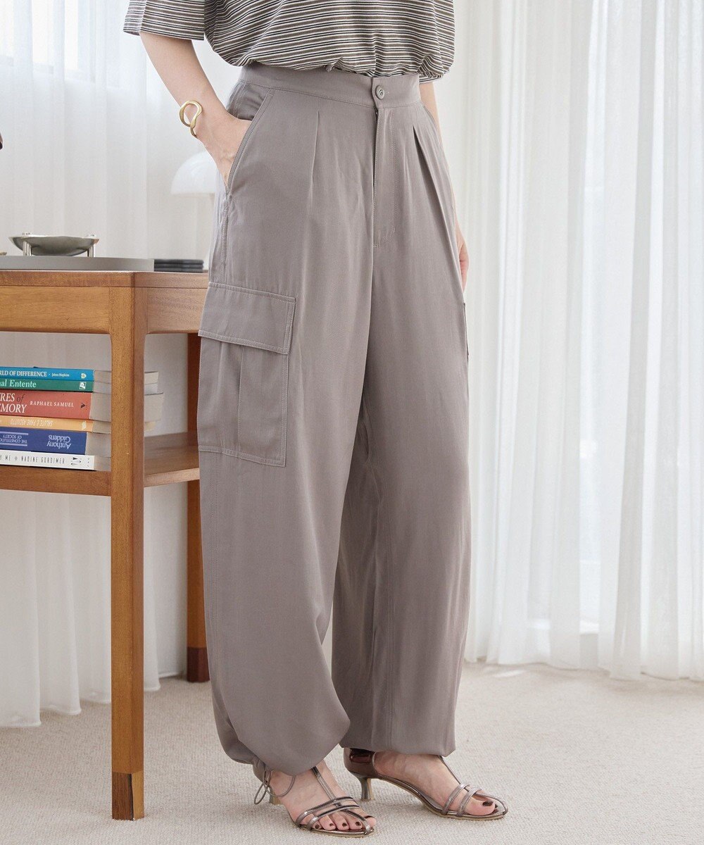 AMERICAN HOLIC サテンカーゴパンツ 