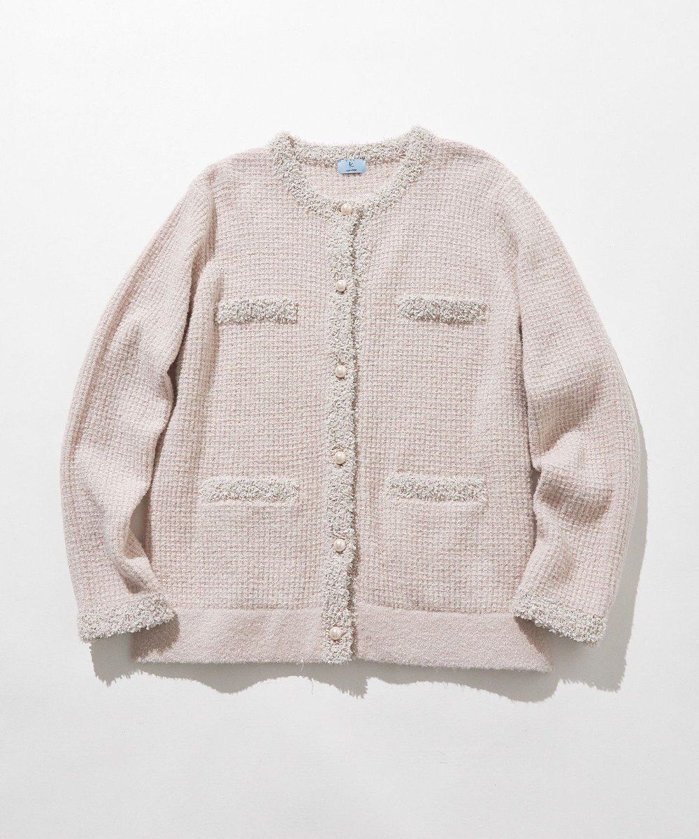 組曲 ツイードニット ジャケット 