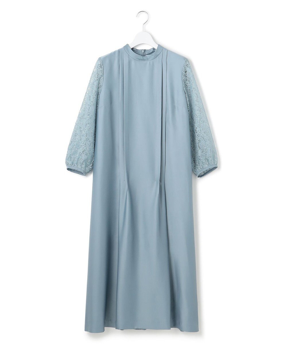 23区 【APPLAUDIR】ノーブルサテン レースコンビドレス 