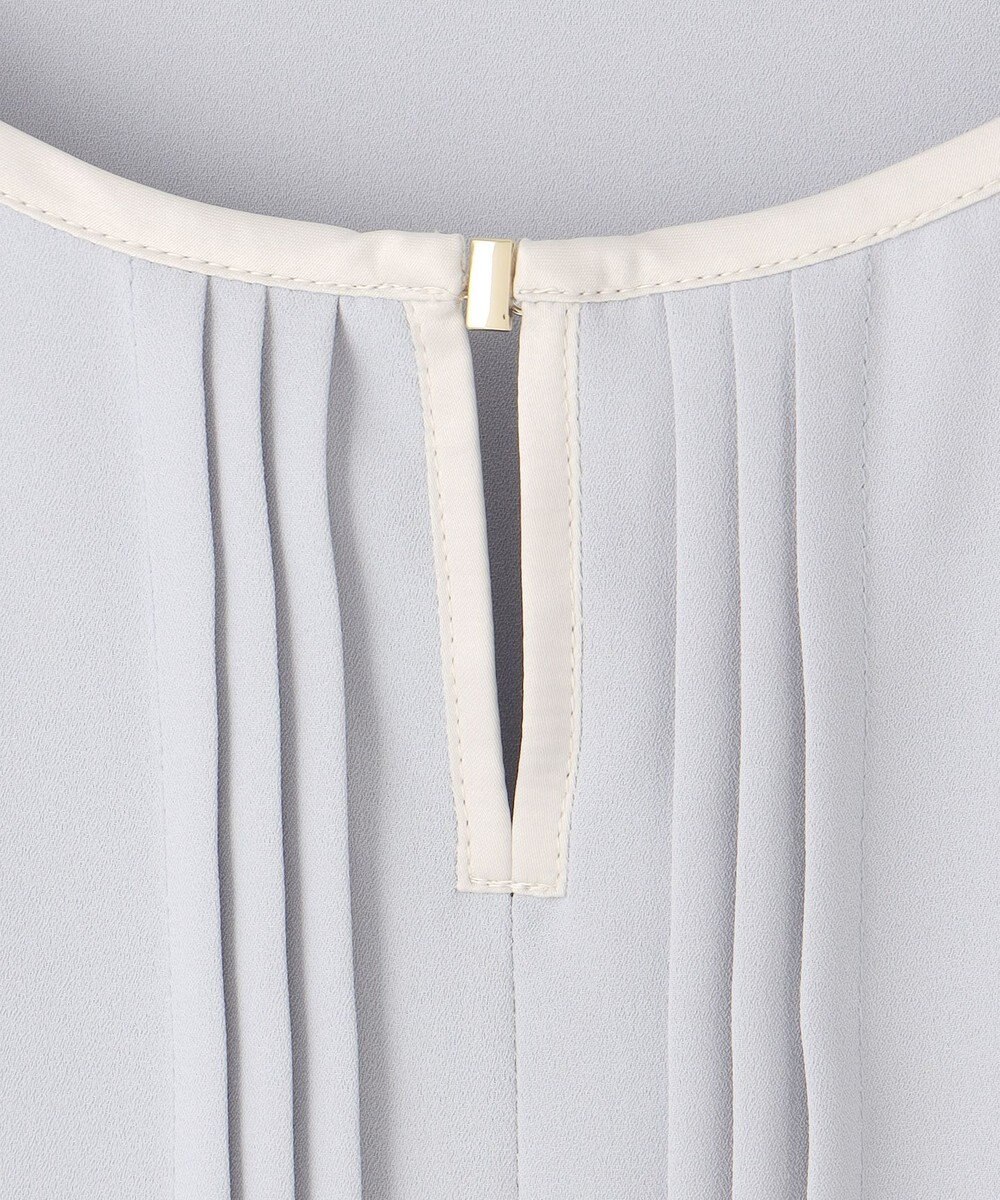 ANY SIS S 【洗える】フロントタックバイカラー ブラウス 