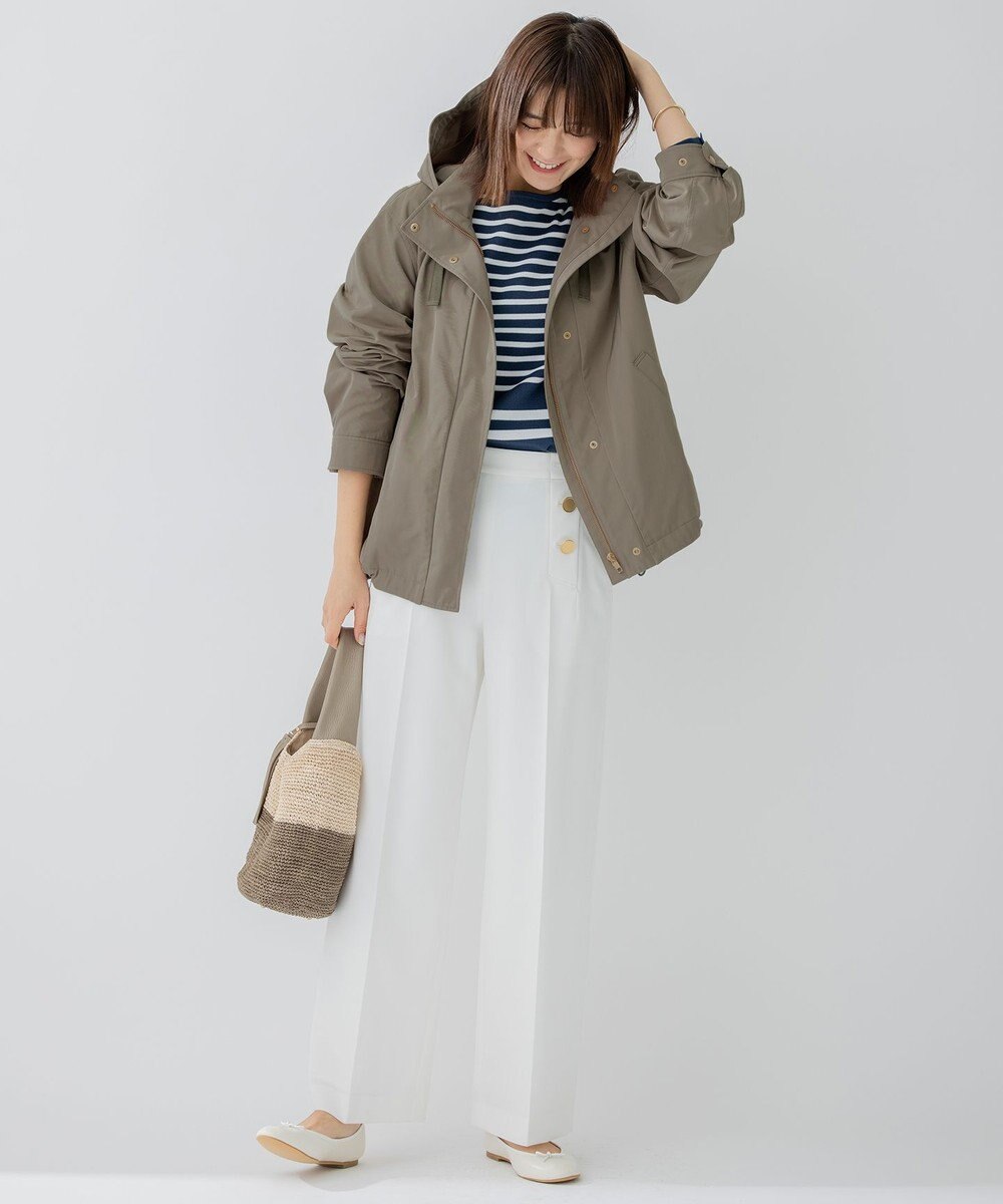 23区 L 【洗える】ライトツイル マウンテンパーカー 