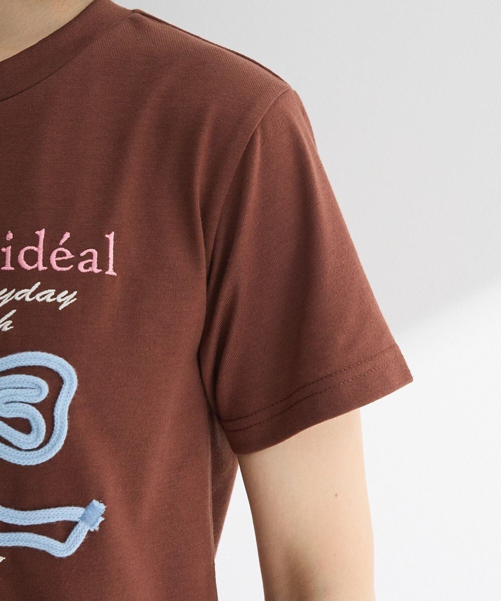 Green Parks ・ｓｗｉｎｇ　ｂｙ　リボンモチーフコード刺繍ＴＥＥ 