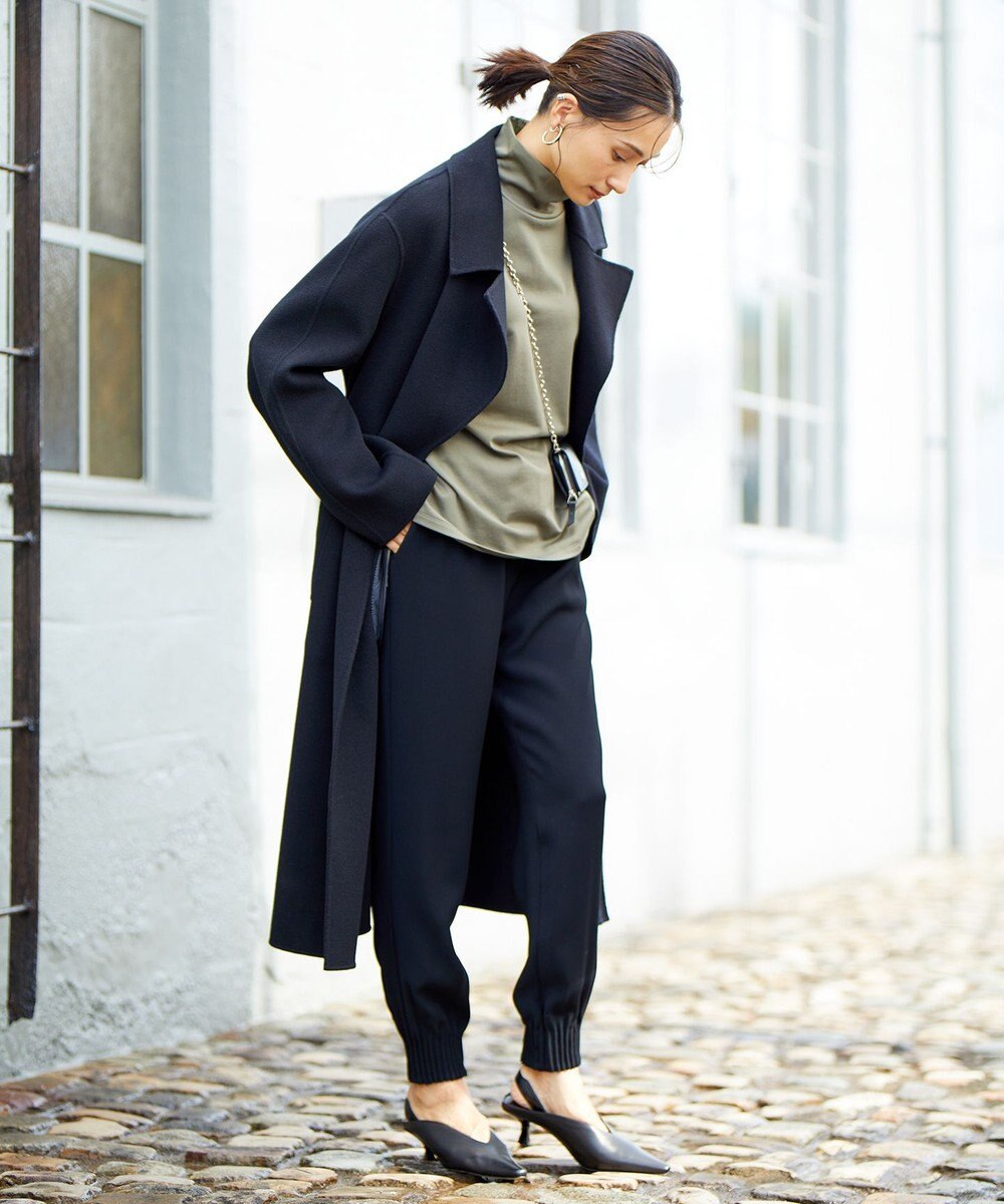 ICB ウールリバー ロングトレンチコート 