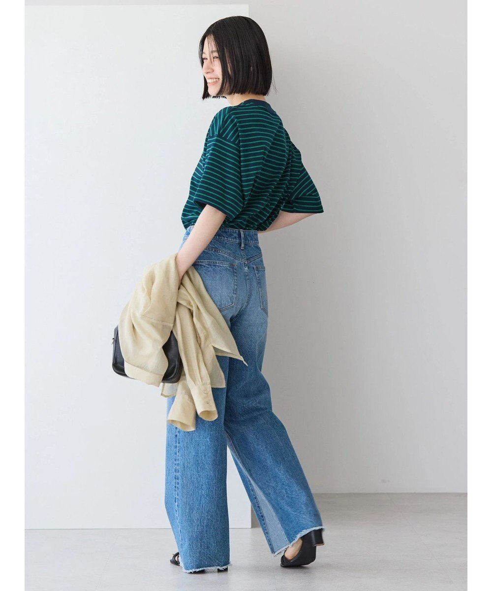 AMERICAN HOLIC ボーダーショートカットプルオーバー 