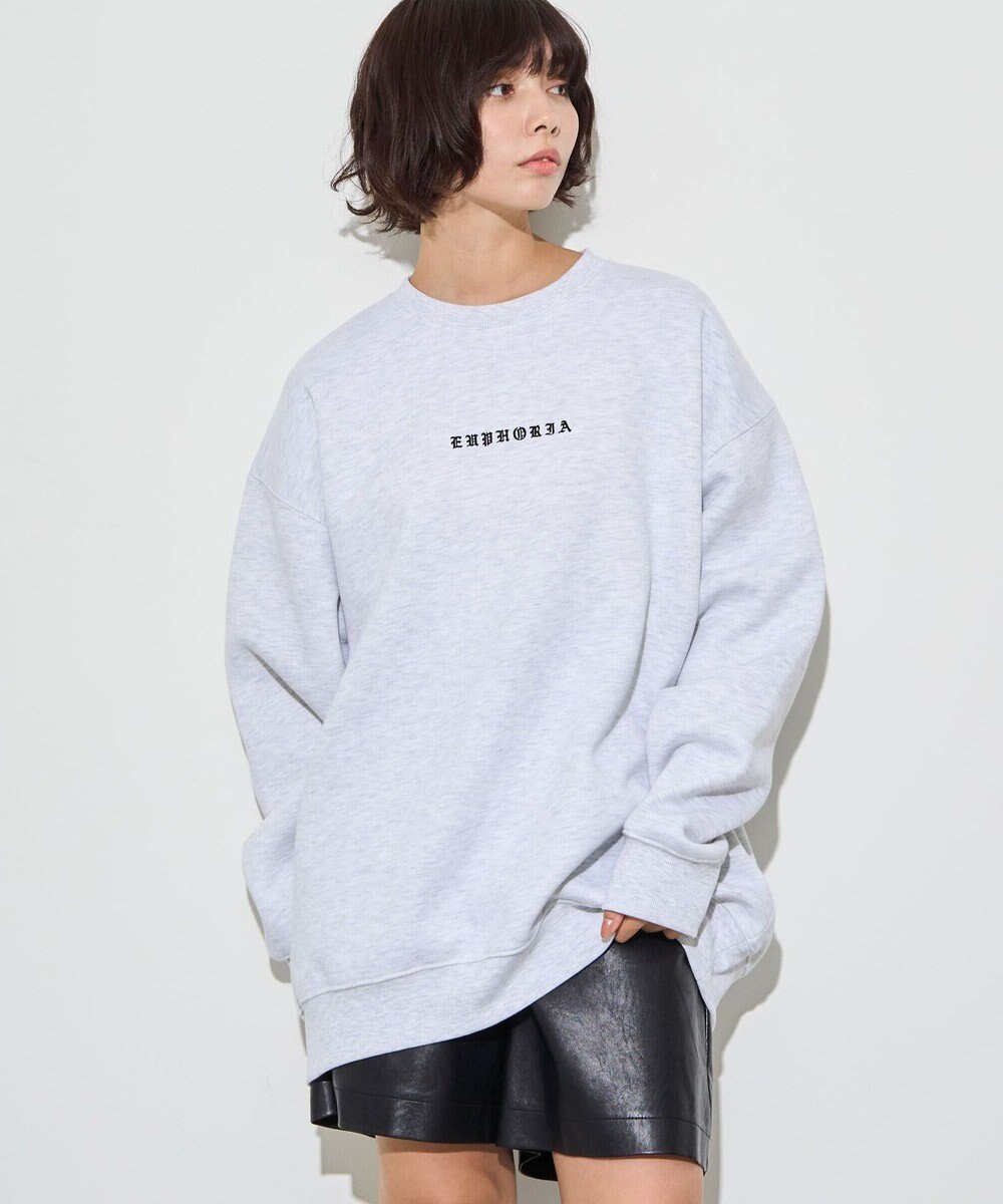 WEGO 【ユニセックス着用ITEM】アーチバックロゴグラフィックプルオーバー 