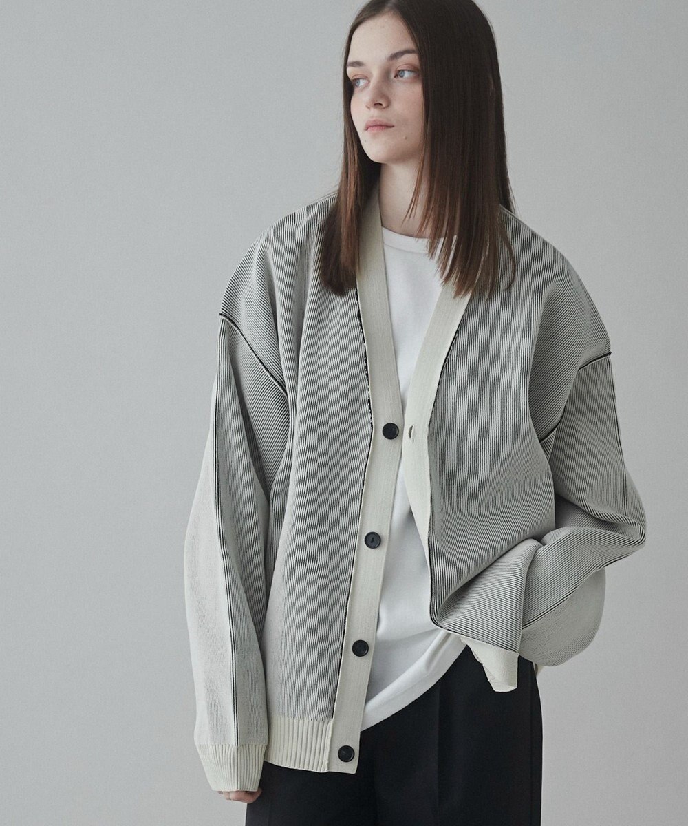 WEGO クリアライトリバーシブルカーディガン 