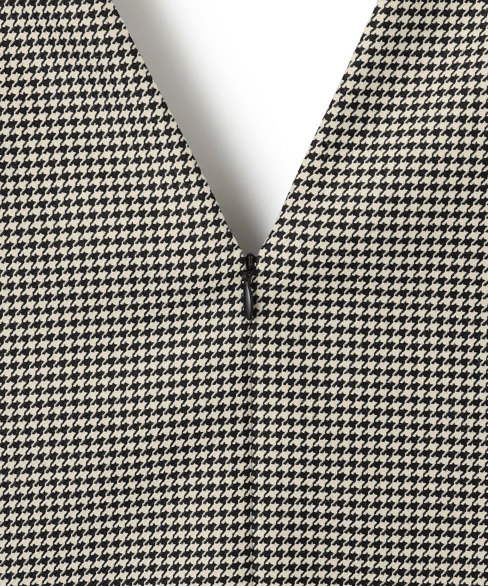 23区 S ガンクラブチェックストレッチ ワンピース 