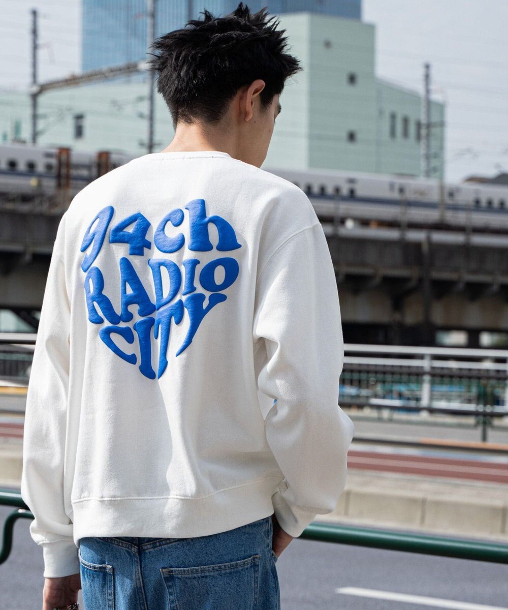 WEGO 【ユニセックス着用ITEM/裏起毛/SMLサイズ展開】リラックスフィットハートロゴプルオーバー 