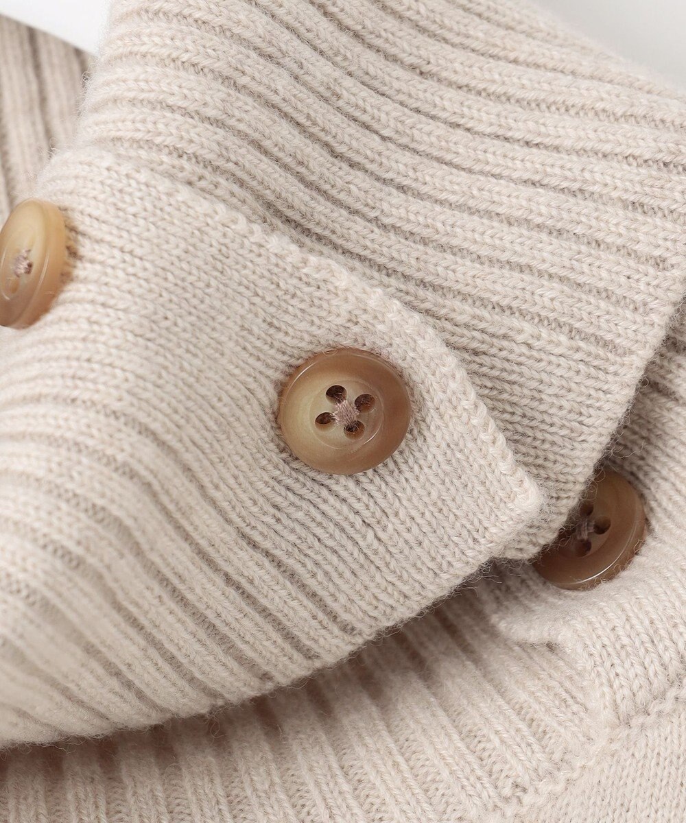 J.PRESS LADIES L 【洗える】SOFT TOUCH WOOL リブ切り替え ニット 