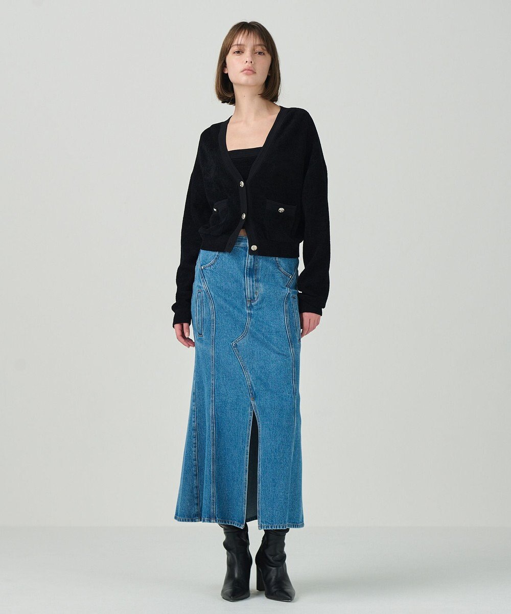 GRACE CONTINENTAL モールニットカーディガン 