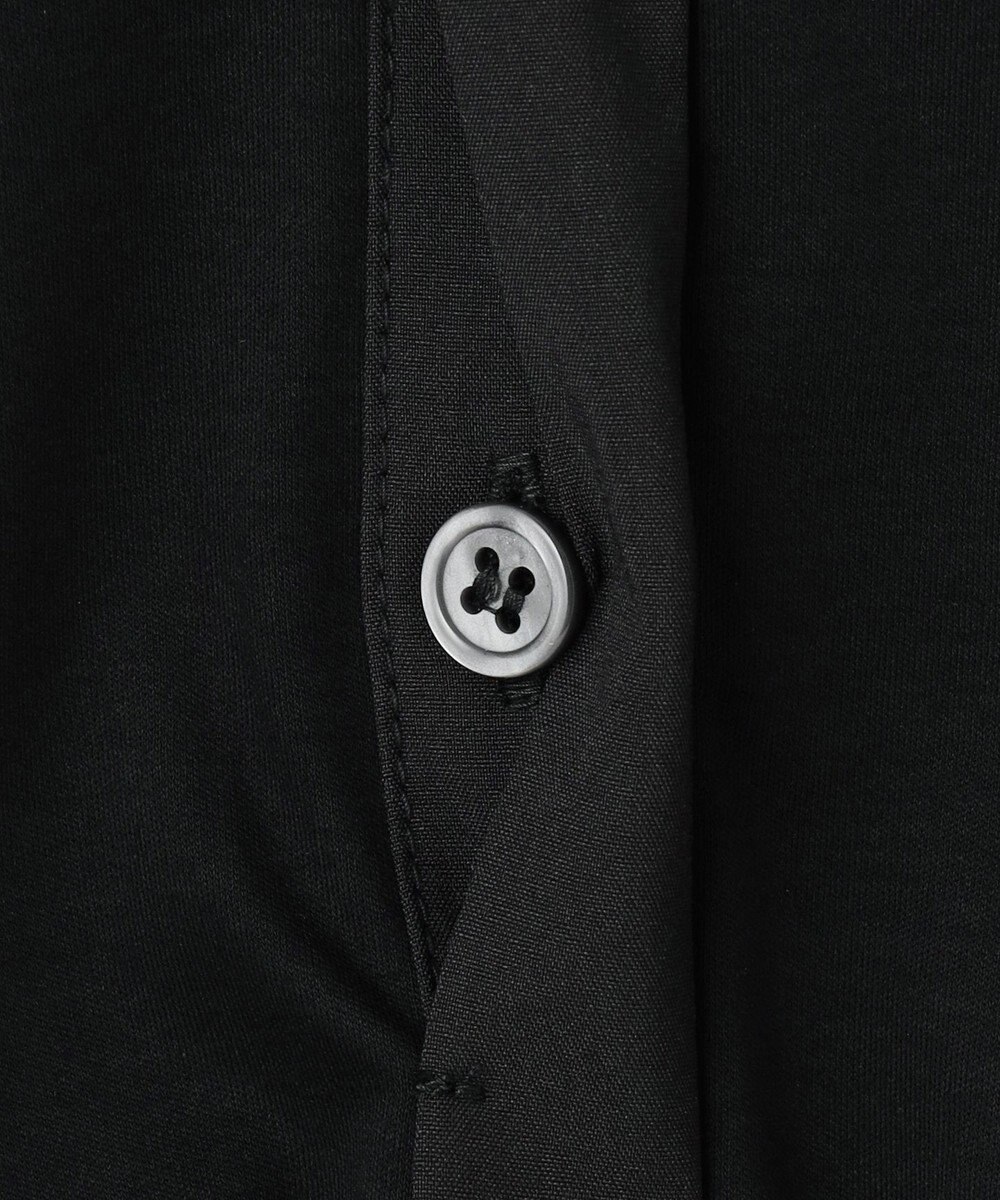 ICB 【洗える】 コンビネーションジャージー ヘンリーネックカットソー 