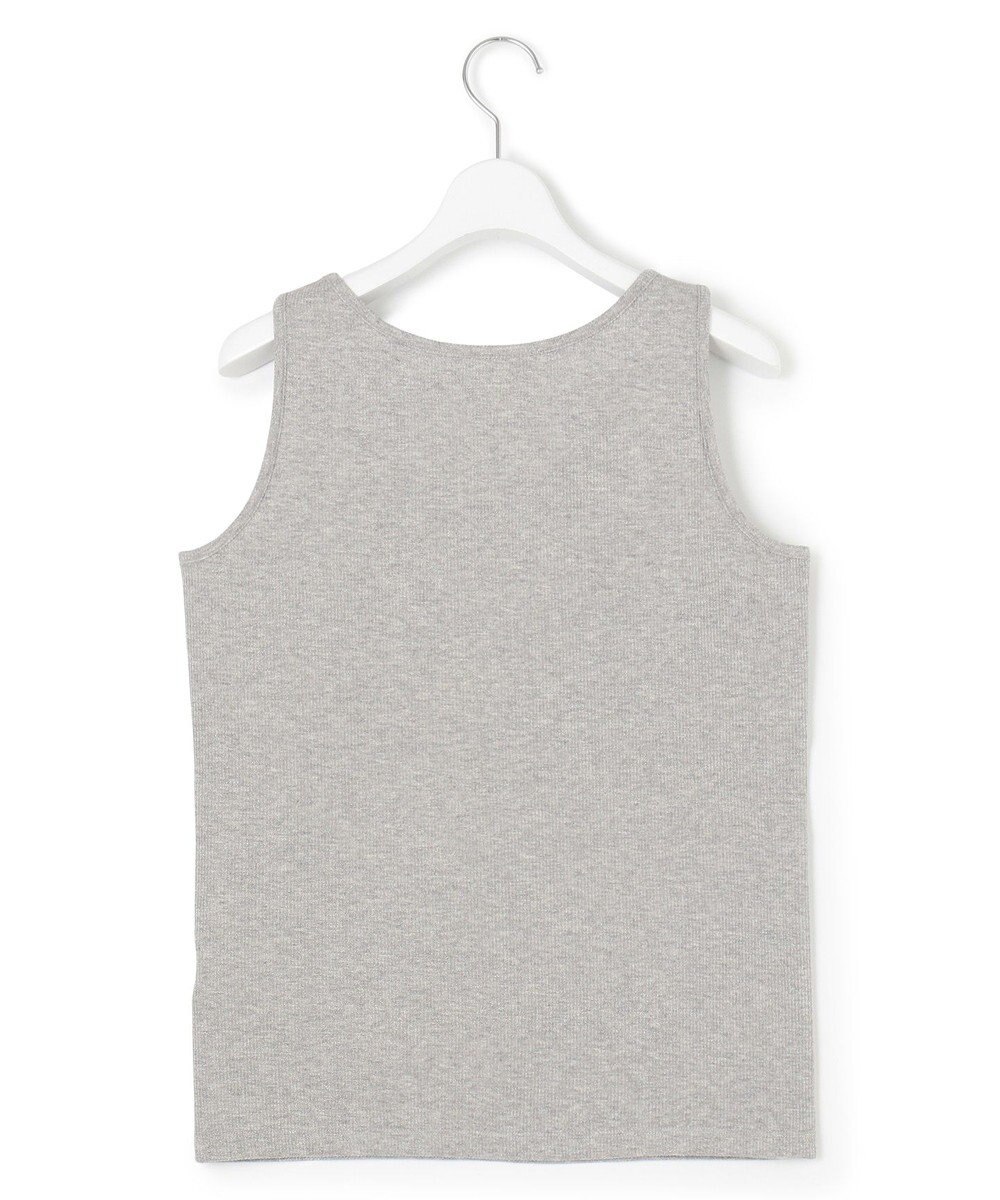 23区 【洗える】シャイニーリブ タンクトップ 