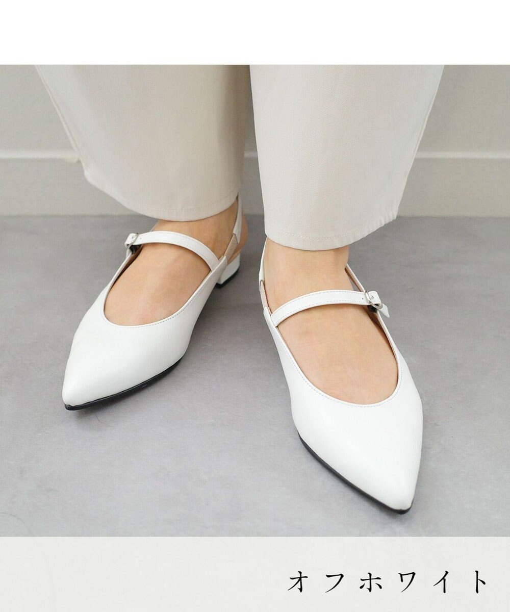 Pointer 日本製 本革ベルト付きミュール 