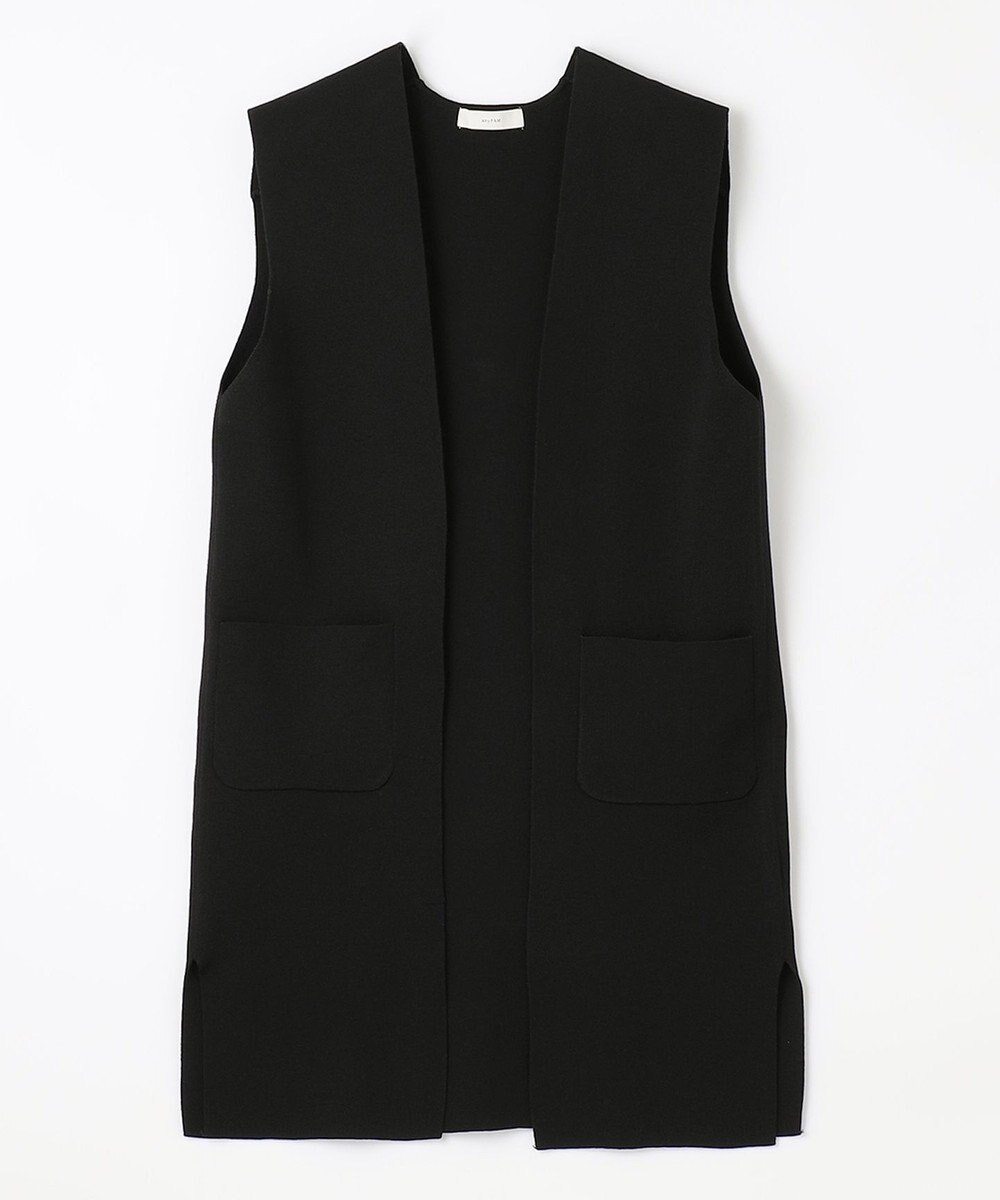 ANY L 【洗濯機可能】スタイルアップ ニットジレ 