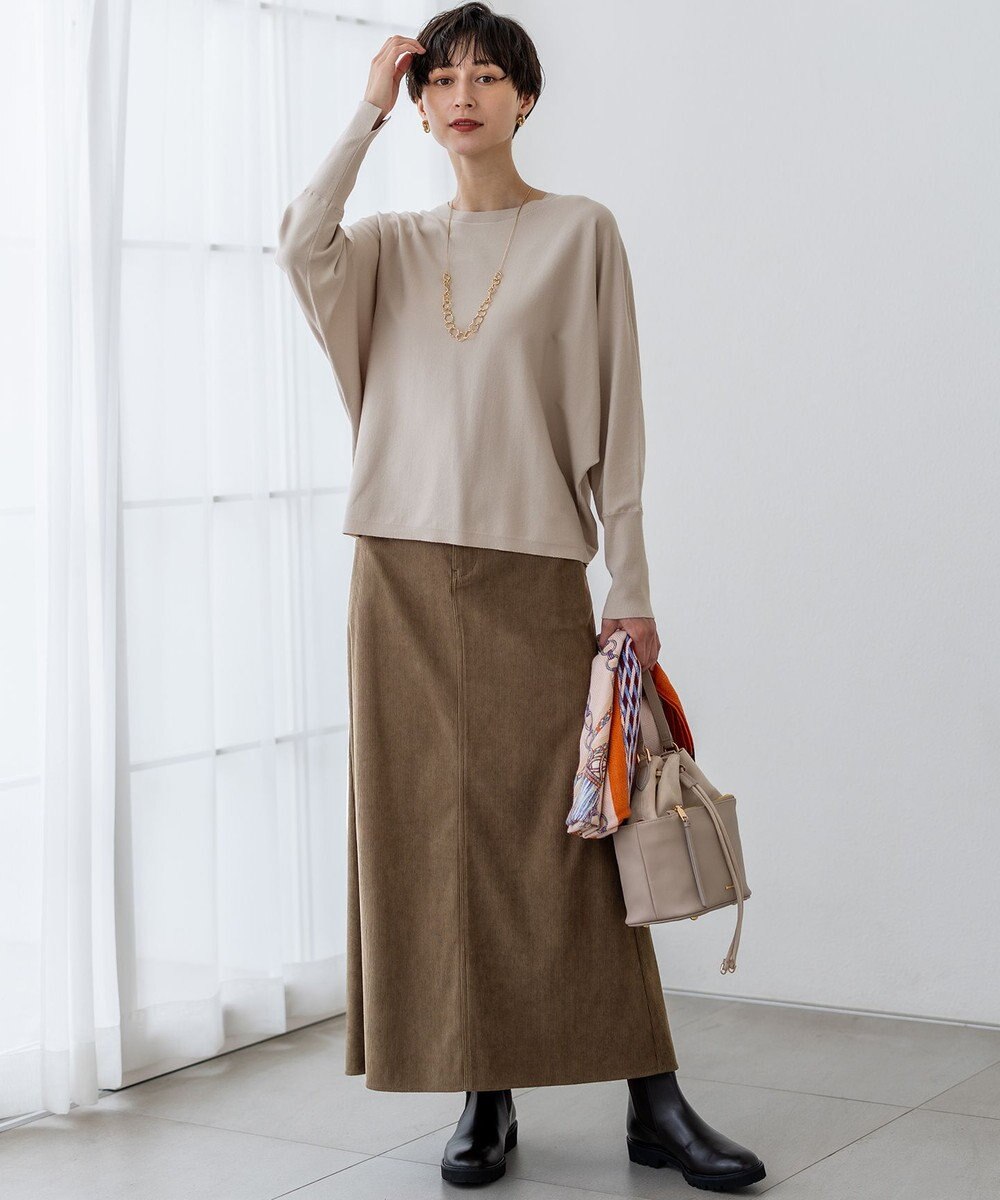 23区 S 【SLOW/一部店舗限定】ソフトコーデュロイ マーメイド スカート 