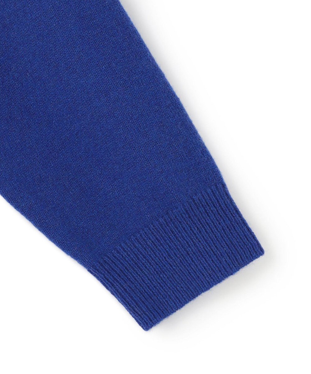 J.PRESS YORK STREET 【UNISEX】:ウールカシミヤ ハーフジップニット 