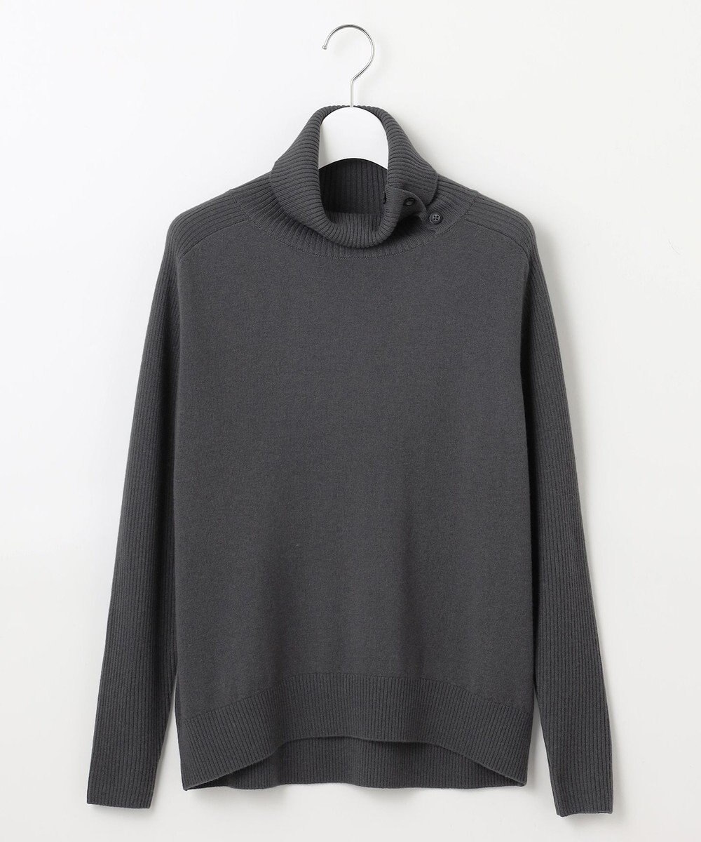 J.PRESS LADIES S 【洗える】SOFT TOUCH WOOL リブ切り替え ニット 