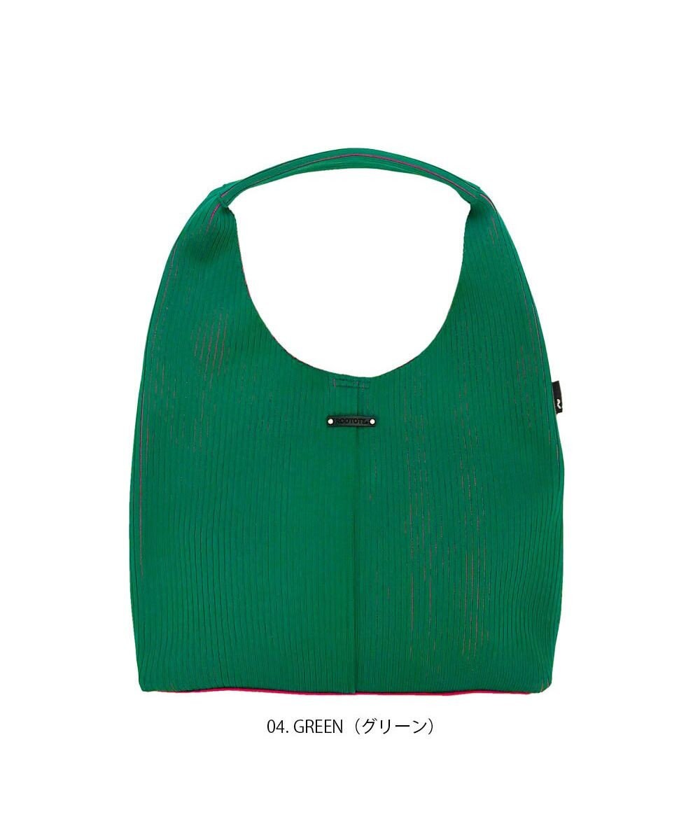 ROOTOTE 1061【ラメ糸ミックス-A4収納】LT.ラウンド.グリンプス.ニット-A 