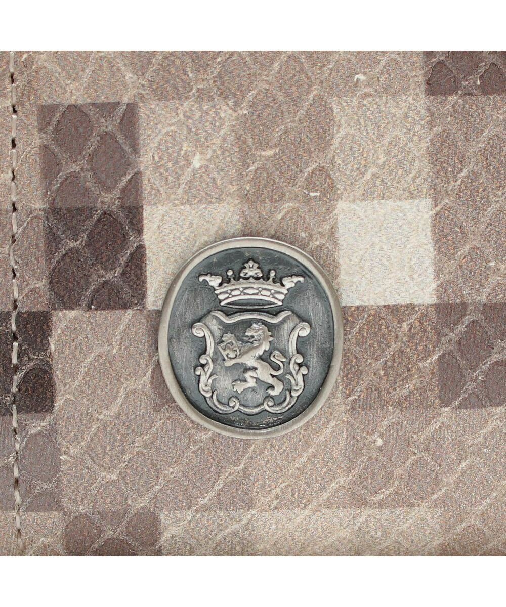 A.D.M.J. 【牛革】スネーク型押し/ガマグチウォレット 