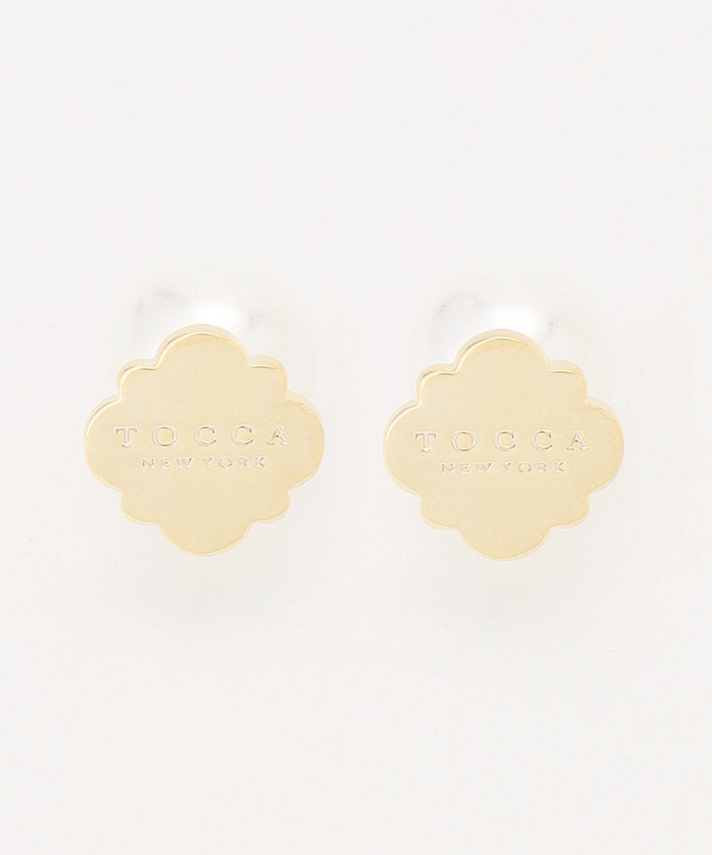 TOCCA LOGO CLOVER STUD PIERCED EARRINGS ピアス 