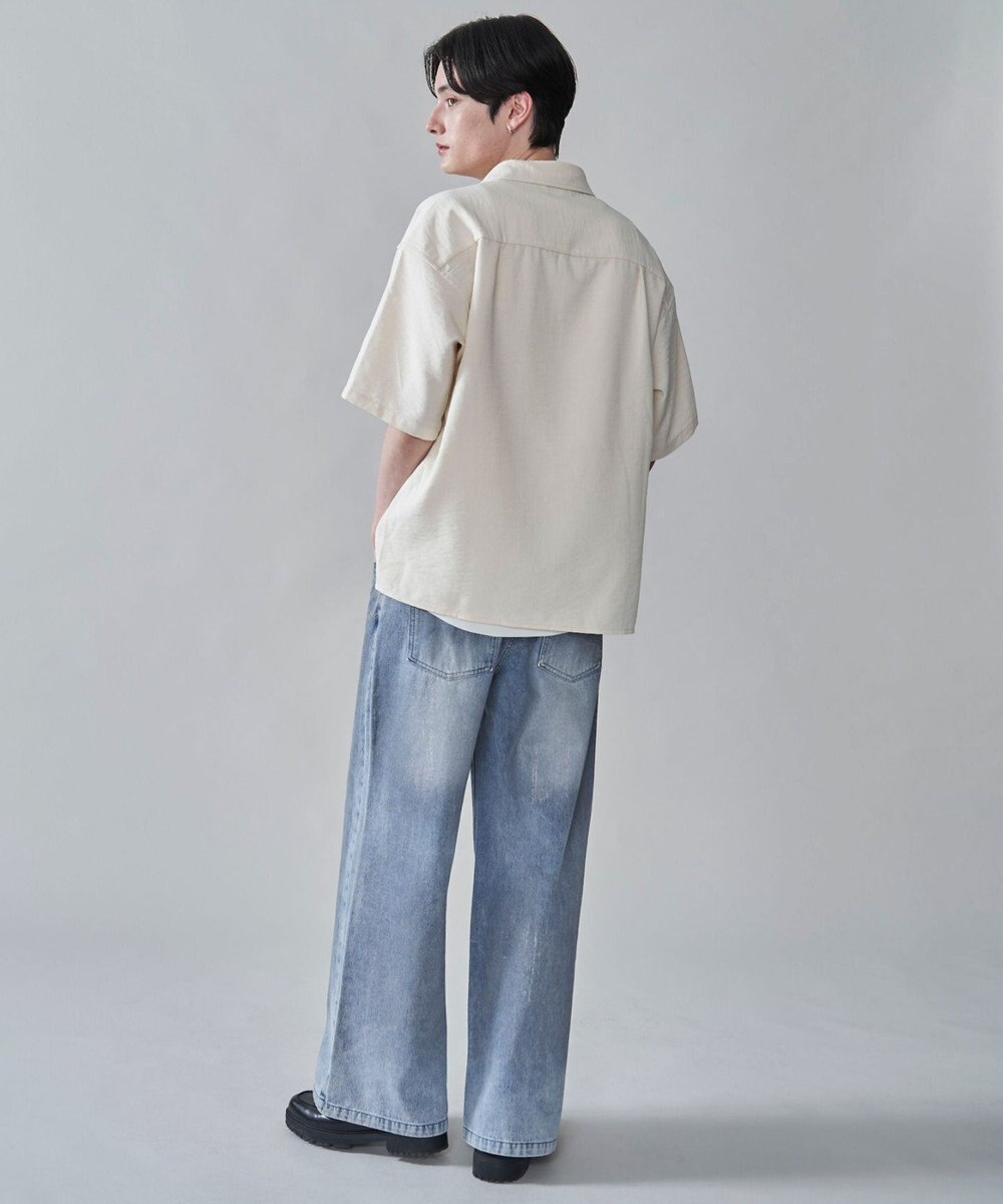 WEGO リネンライクスキッパーシャツ（SS） 