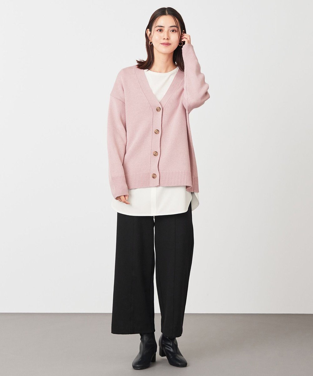 ANY 【吸湿発熱】any HEAT ワイドパンツ 