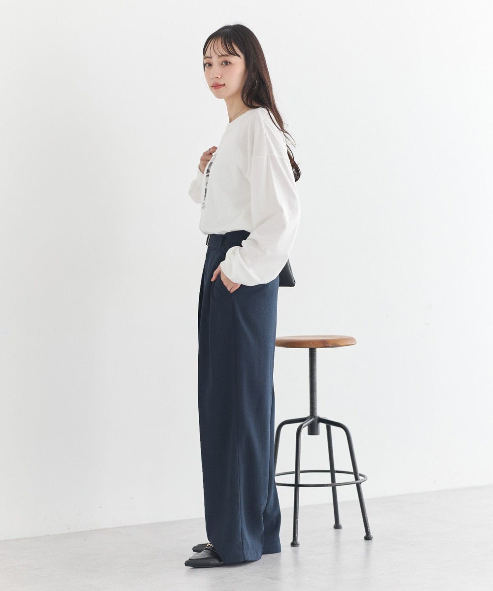 earth music&ecology 【予約】アソートツータックベルトパンツ 