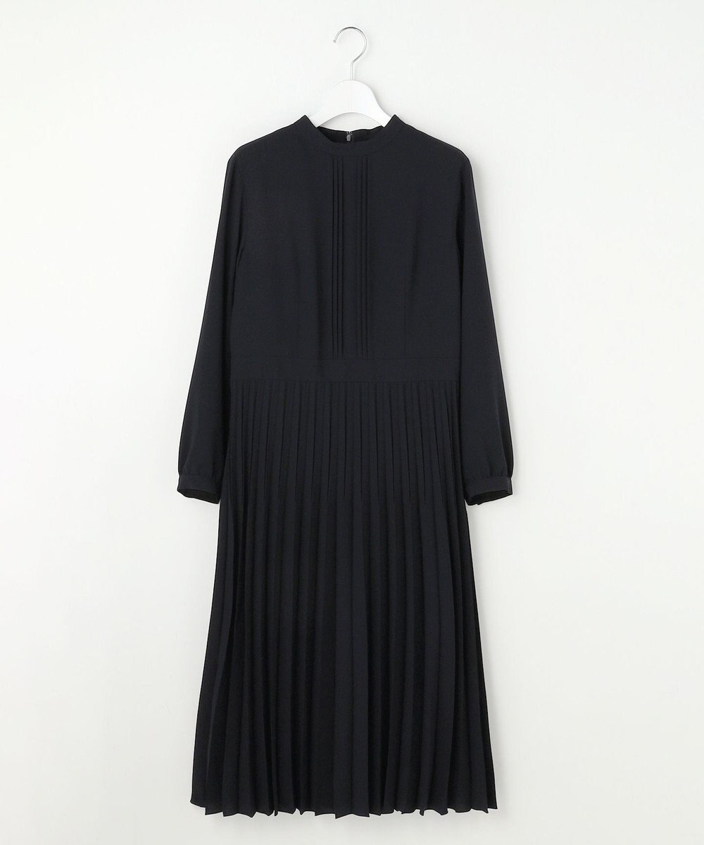 J.PRESS LADIES S ノルディス2wayジョーゼット プリーツ ワンピース 