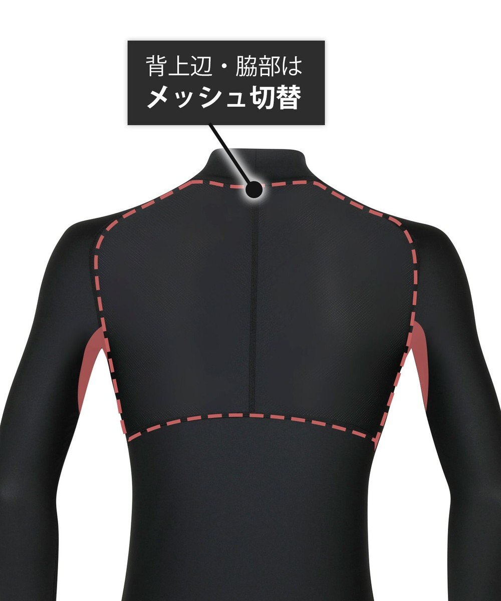 CW-X 【MEN】　機能性トップス　SECOND　BODY　2.0　吸汗速乾　UVカット率90%以上　抗菌防臭　ハイネック・長袖　/ワコール　CHO039 