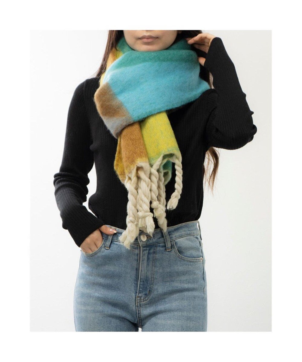 UNBILLION カカトゥ kakatoo / シャギーマルチカラーマフラー 