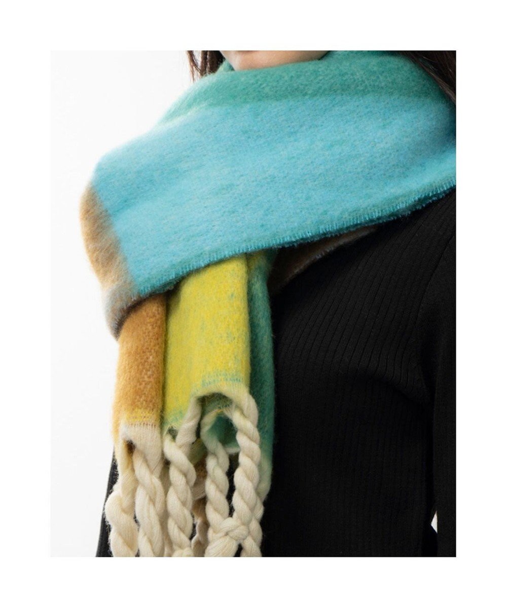 UNBILLION カカトゥ kakatoo / シャギーマルチカラーマフラー 