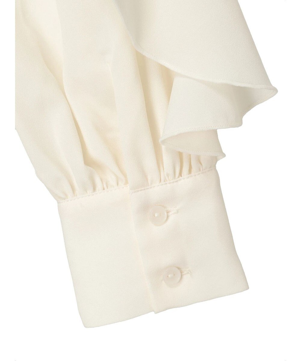 earth music&ecology ドッキングフリルシャツ見えプルオーバー 