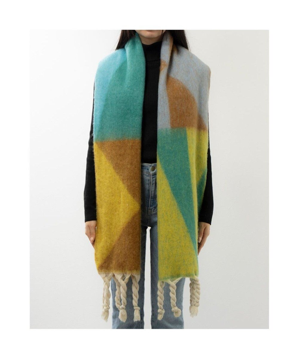 UNBILLION カカトゥ kakatoo / シャギーマルチカラーマフラー 