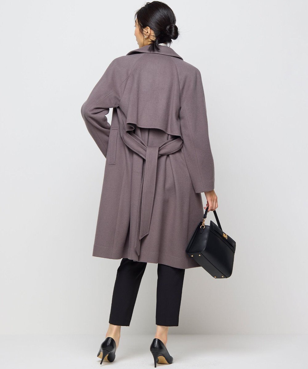 組曲 S ライトビーバー トレンチライク ロングコート 