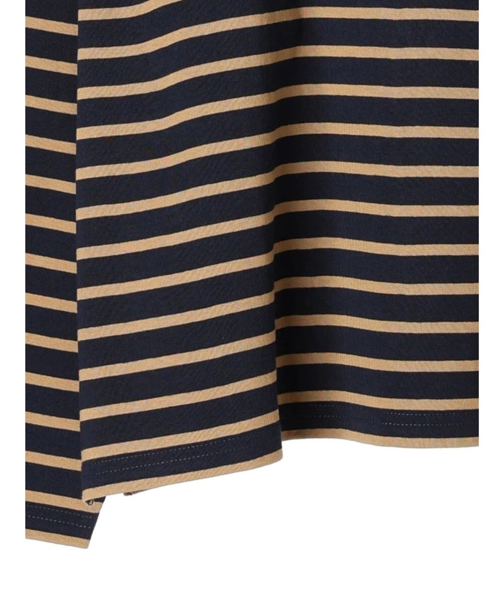 earth music&ecology スクエアボーダープルオーバー 