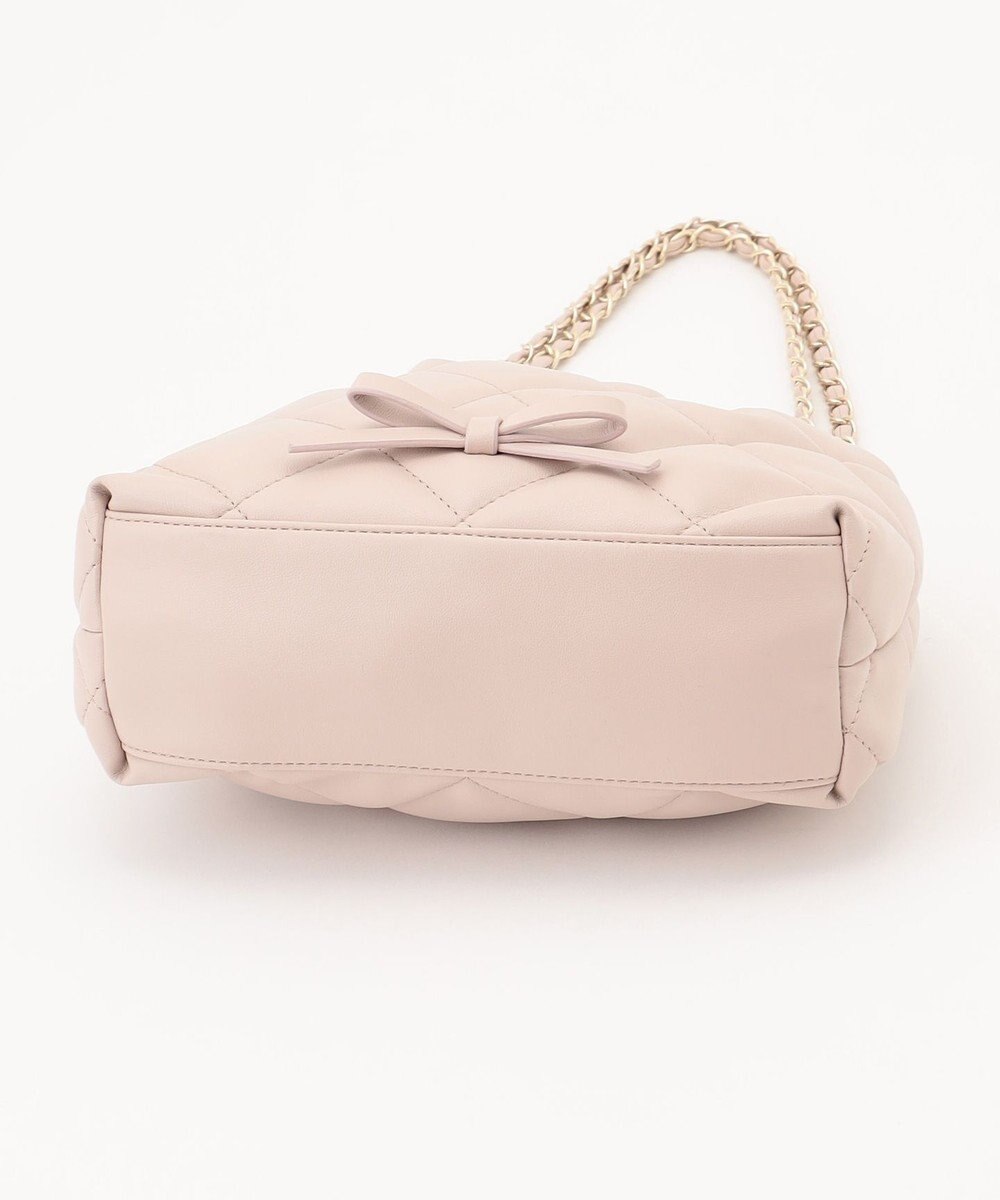 Feroux キルティング＆エコファー チェーンバッグ 