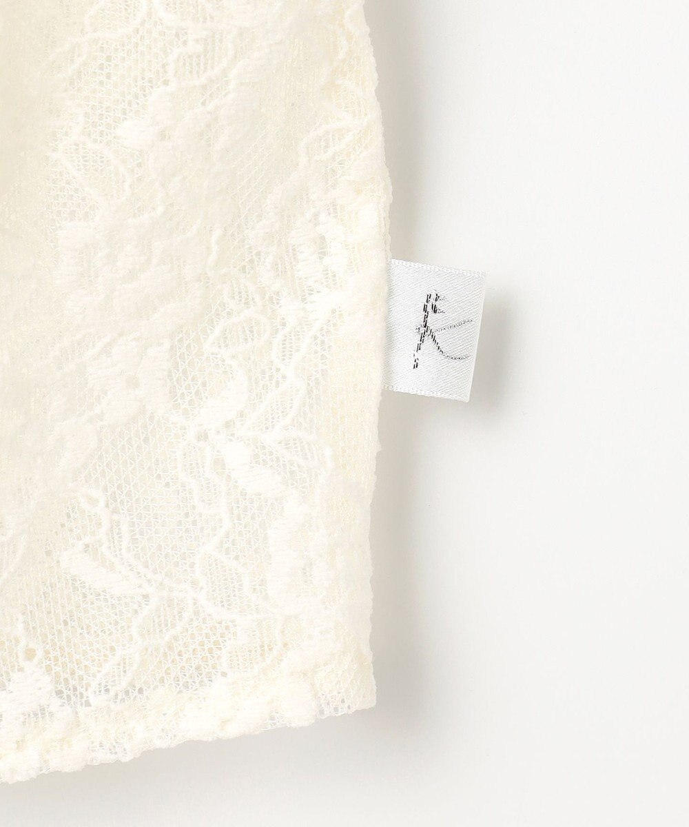 組曲 KIDS 【150-160㎝】スノウレースレイヤード トップス 