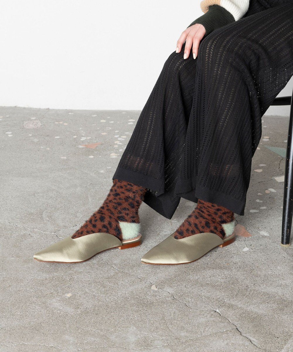 TRICOTE レオパードルームソックス 