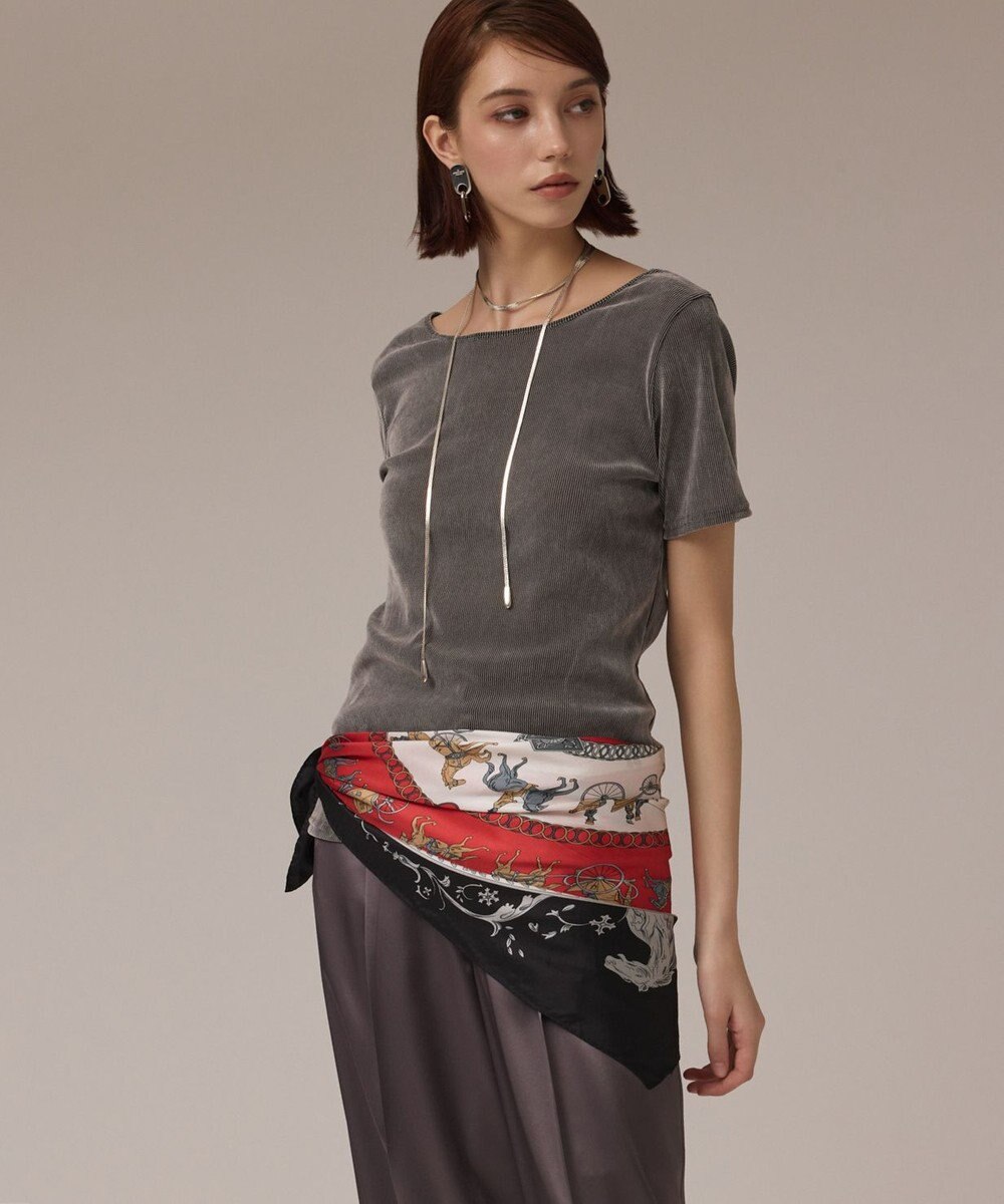 GRACE CONTINENTAL ホースプリントスカーフ 