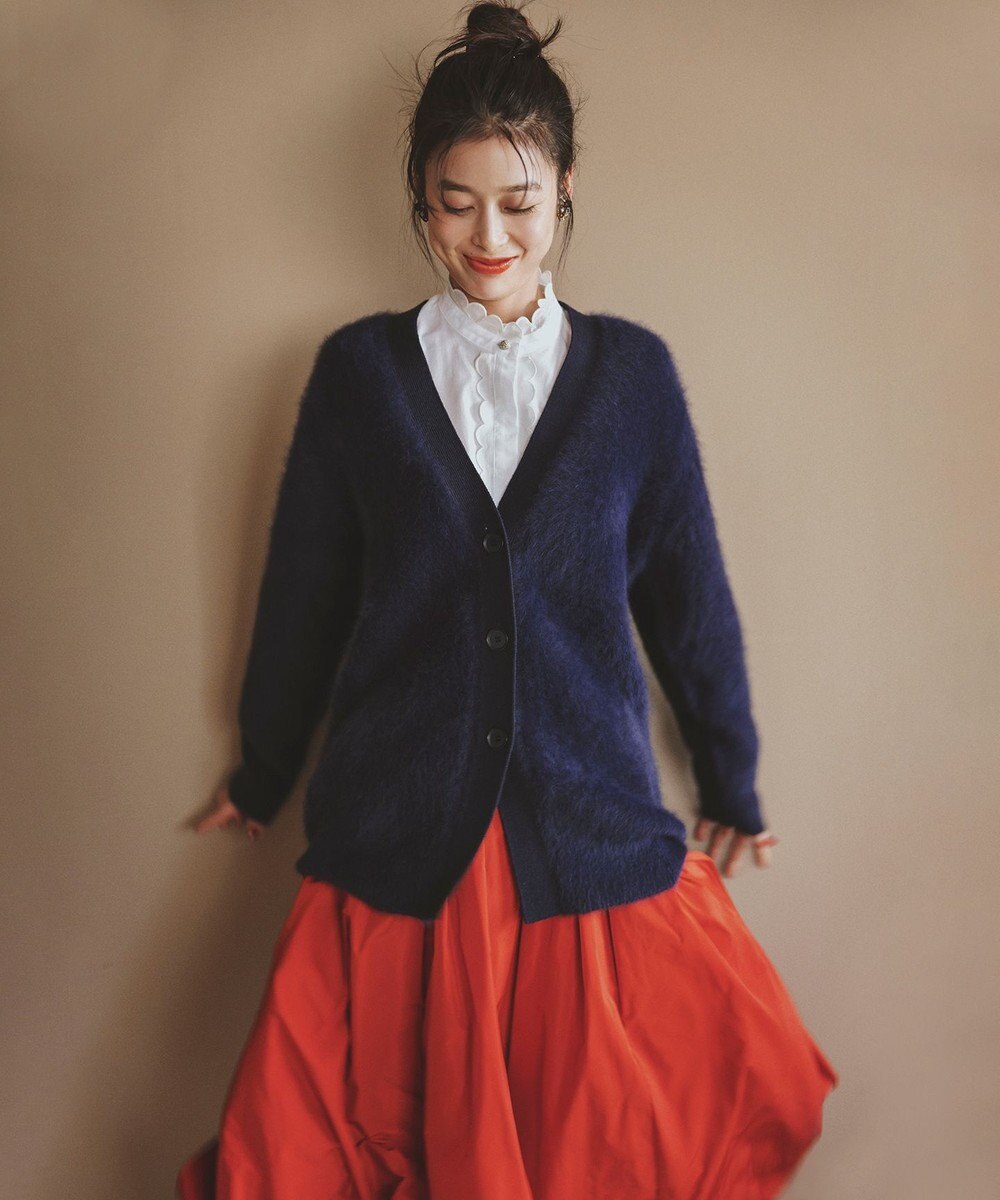 23区 L 【洗える】ライトメモリーウェザー フレアスカート 