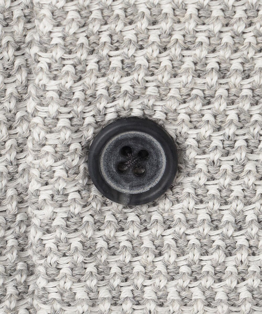 JOSEPH ABBOUD 【キングサイズ・軽くて洗える】ストローヤーンニット カーディガン 