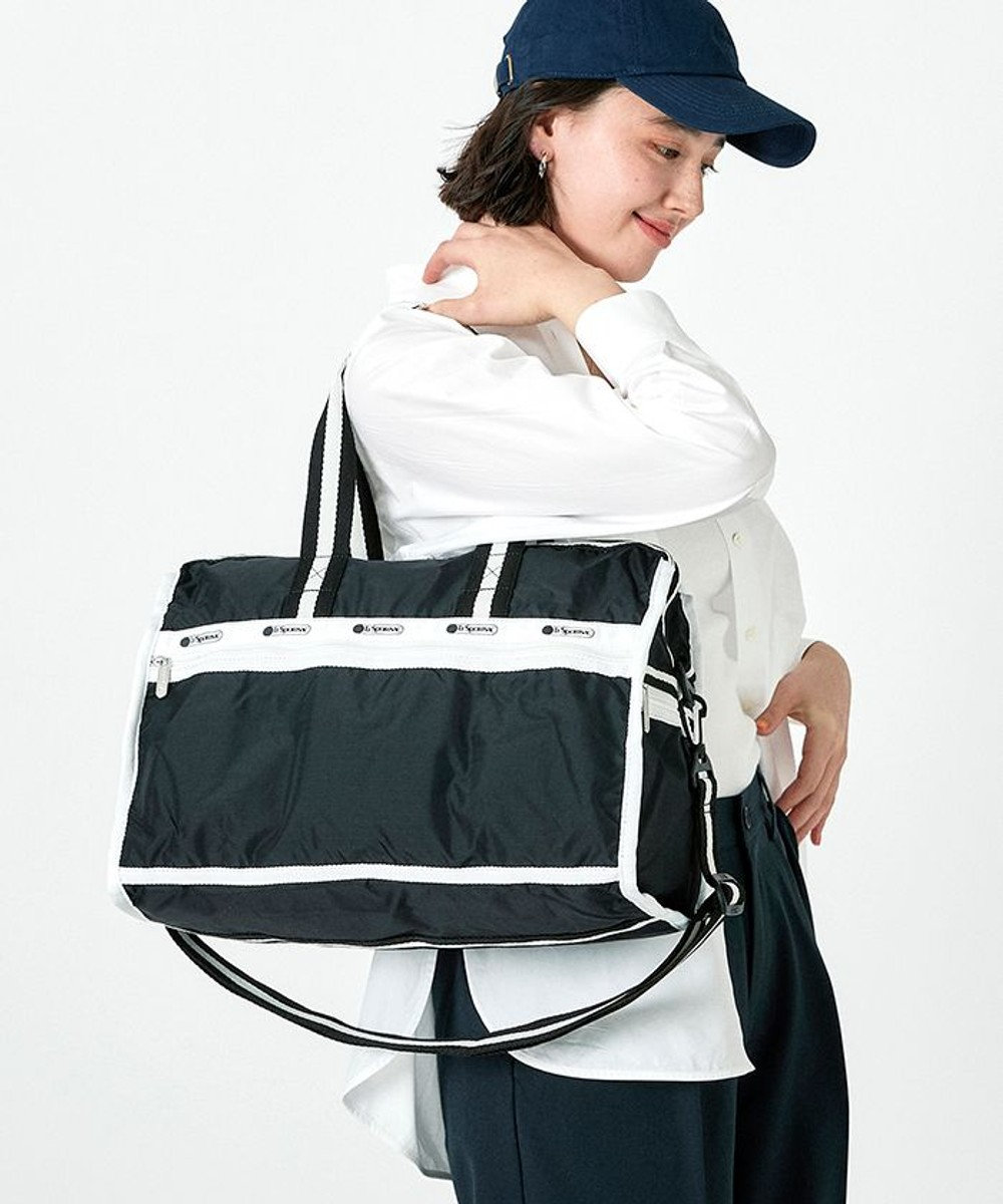 DELUXE MED WEEKENDER/スペクテイターブラック / LeSportsac 