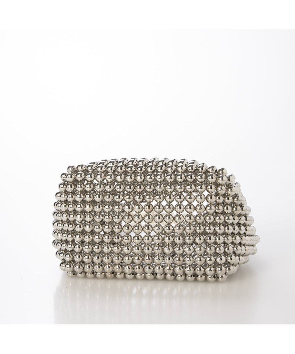 UNBILLION カシュカシュ cachecache / シルバービーズ手提げバッグ 