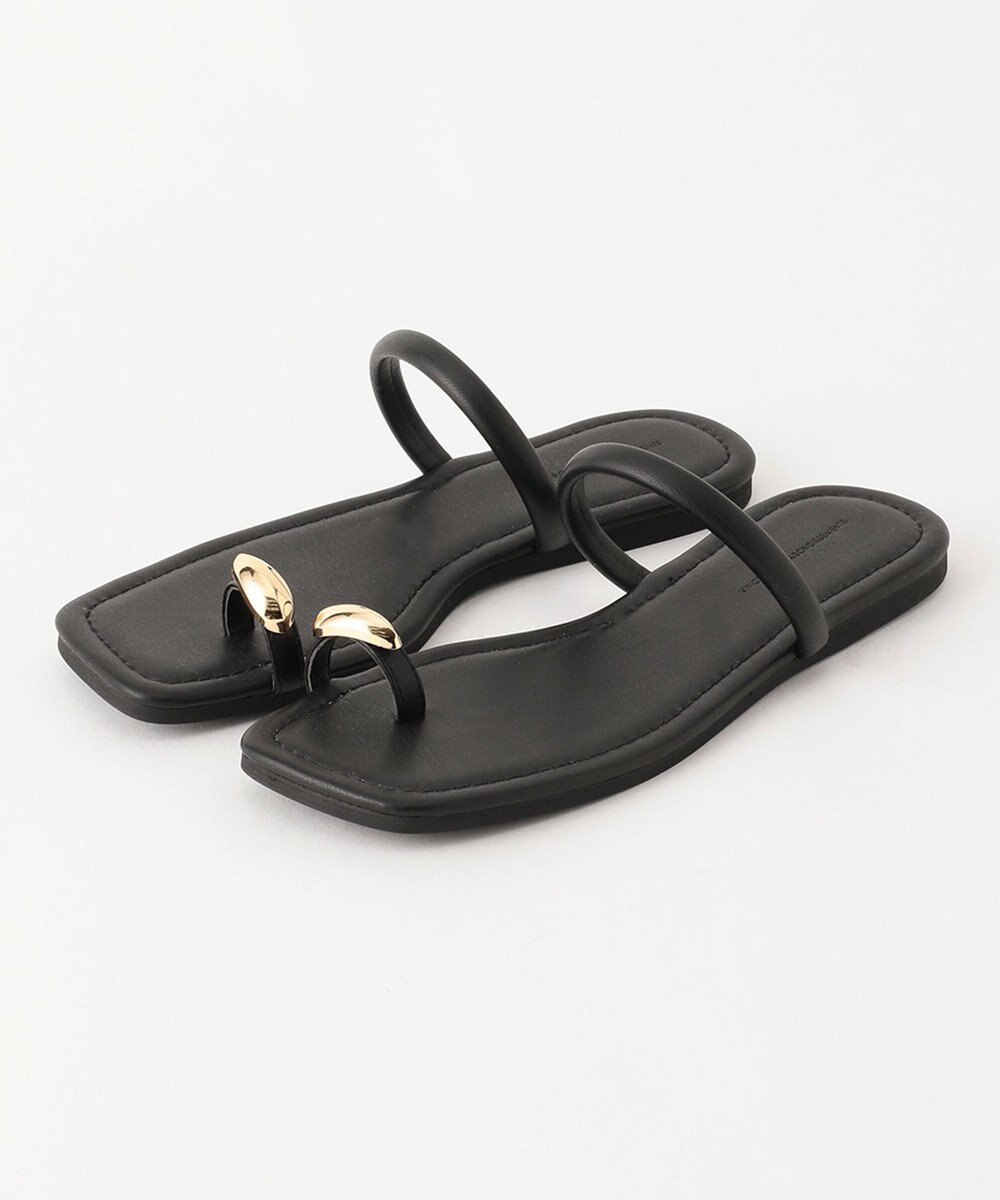 23区 【CLASSY.6月号掲載】ビジュー フラット サンダル 