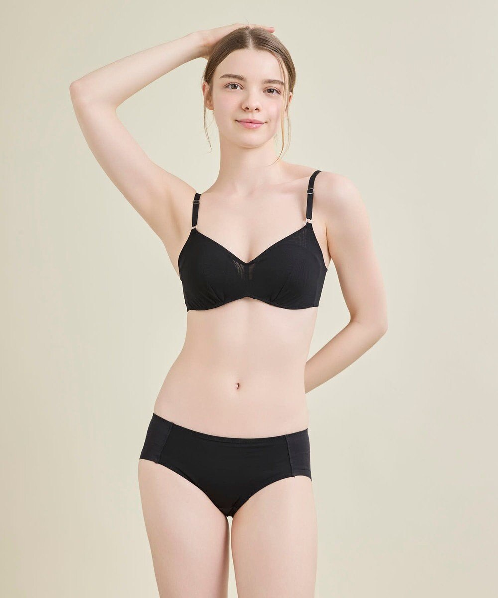 une nana cool 【リニューアル】364ブラ シンプル ノンワイヤーブラ 