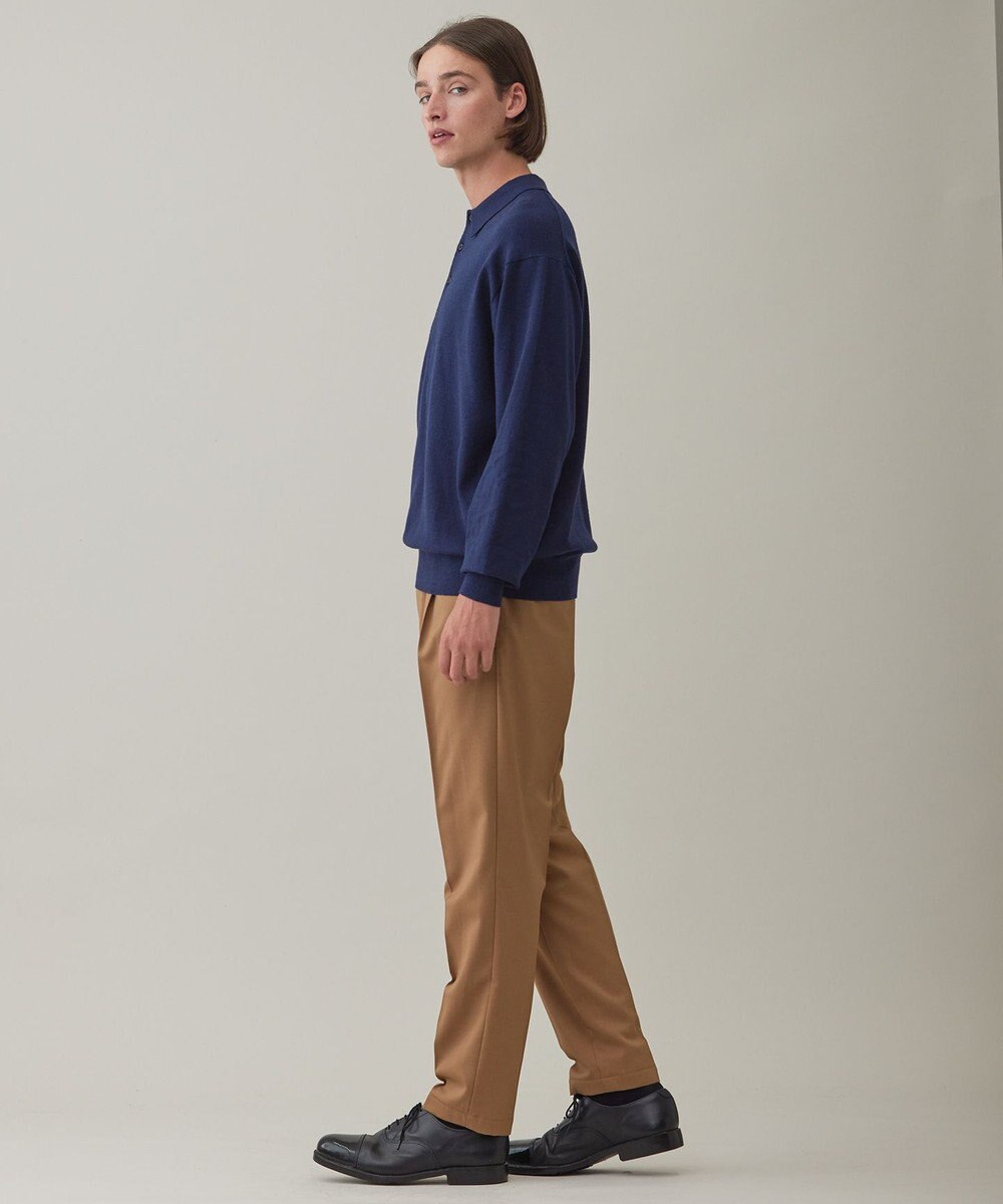 UNFILO MENS ライトウォーム ニットポロ 