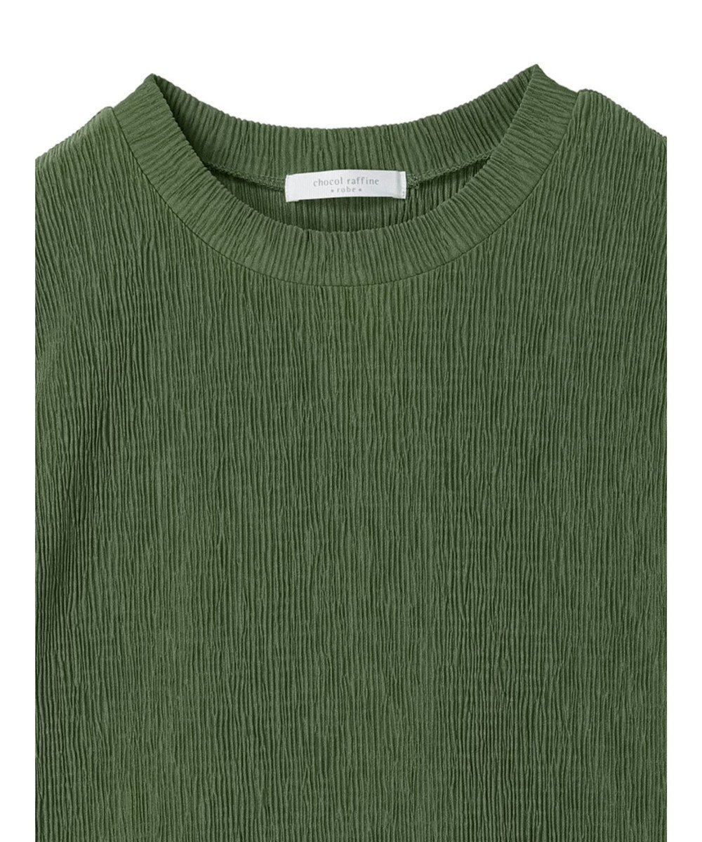 Green Parks BEST PRICE  ５分袖プリーツ加工プルオーバー 