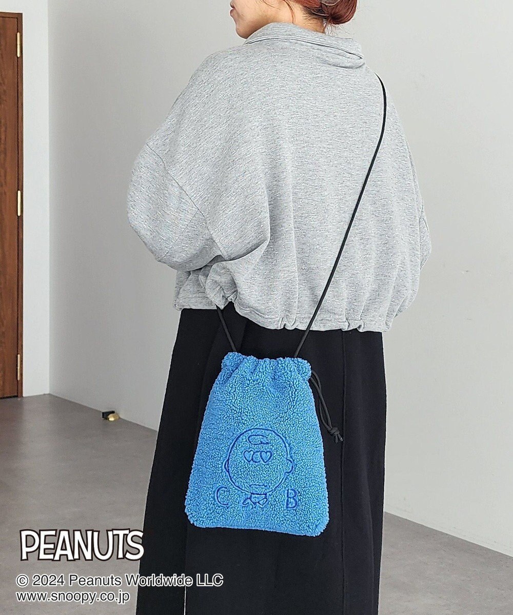 CRAFT STANDARD BOUTIQUE 【PEANUTS】ボア巾着ショルダーバッグ 