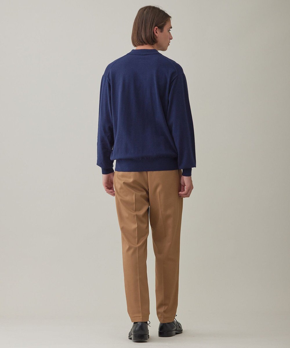 UNFILO MENS ライトウォーム ニットポロ 