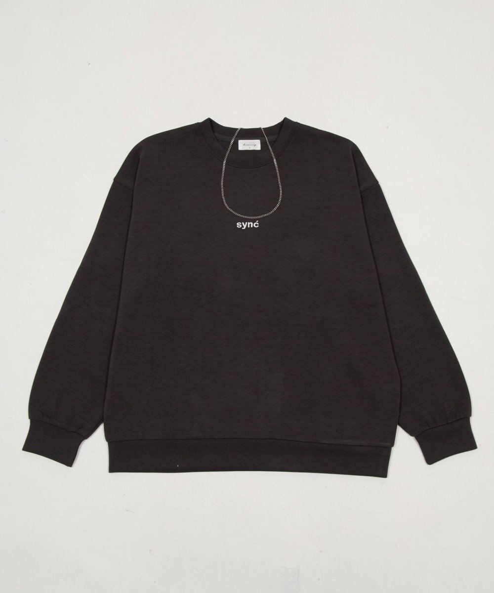 WEGO 【ユニセックス着用ITEM】アクセ付きフォトグラフィックプルオーバー 